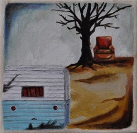 SOLD - Easy Tree~Oil on Canvas~6x6