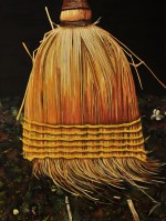 SOLD - Couchiching Fish Broom~Oil on Canvas~30x40