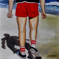 Cruisin' - Oil on Canvas - 8x8