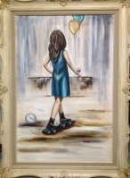 SOLD - Party Girl - 24X36 - Oil on Canvas